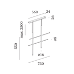 Wever & Ducré NET hanglamp - Kavel 84