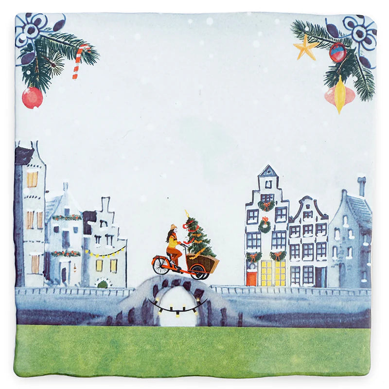 Storytiles Christmas Tree Coming Through tegeltje