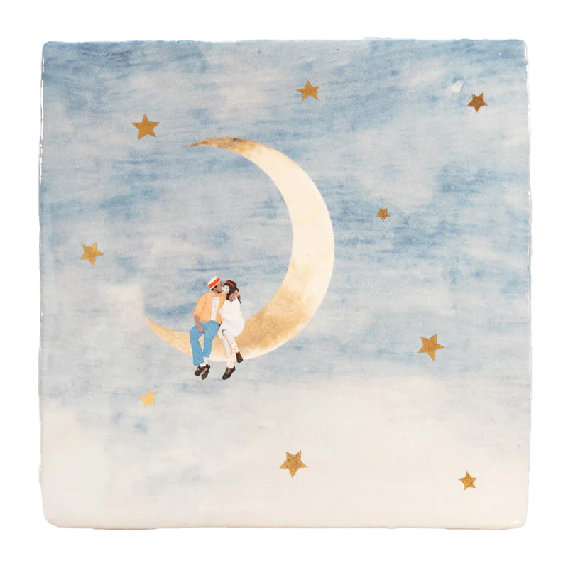 StoryTiles To The Moon And Back tegeltje