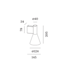 Wever & Ducré ODREY wandlamp