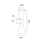 Wever & Ducré ODREY wandlamp