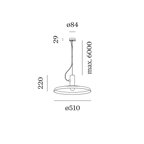 Wever & Ducré ROOMOR hanglamp