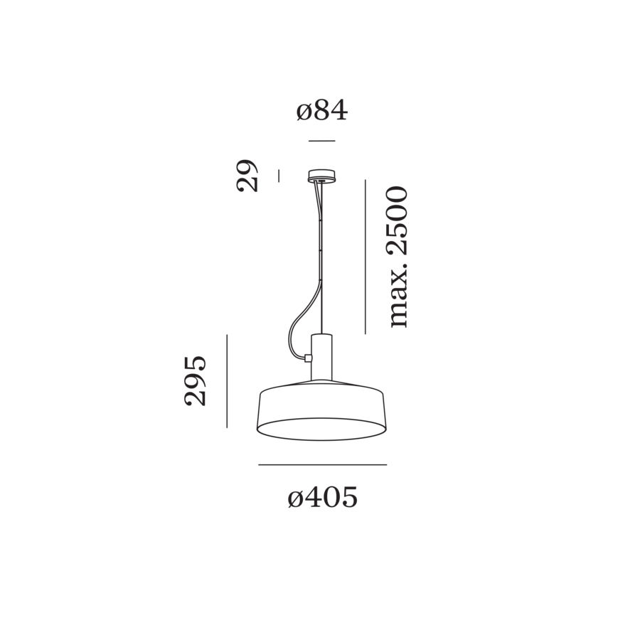 Wever & Ducré ROOMOR hanglamp