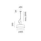 Wever & Ducré ROOMOR hanglamp