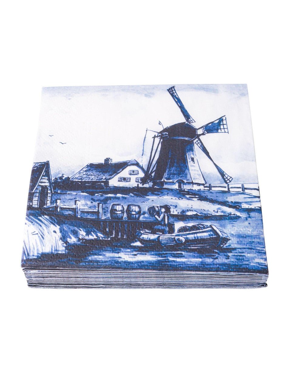 Heinen Delfts Blauw servetten - Kavel 84