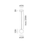 Wever & Ducré SOLLI hanglamp
