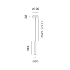 Wever & Ducré MATCH hanglamp