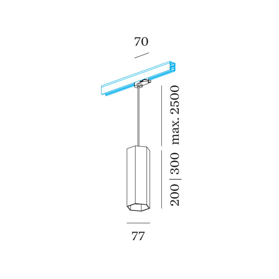 Wever & Ducré HEXO railverlichting - Kavel 84