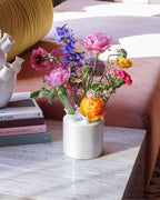 Heinen Delfts Blauw Tulpenvaas cilinder - Kavel 84