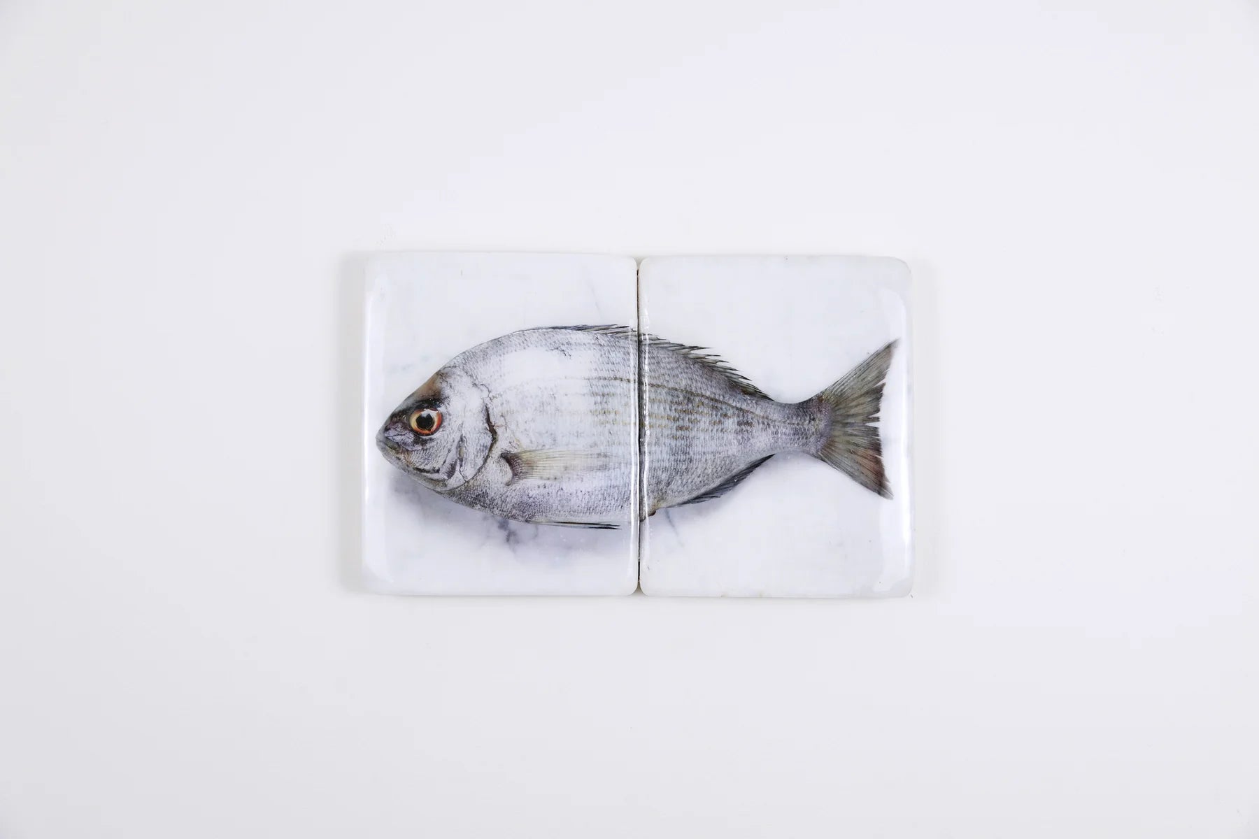 StigerWoods wooden tile Silver Dorade on Marble