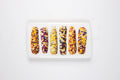 StigerWoods wooden tile Six Glass Gem Corn