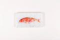 StigerWoods wooden tile Red Mullet on Marble