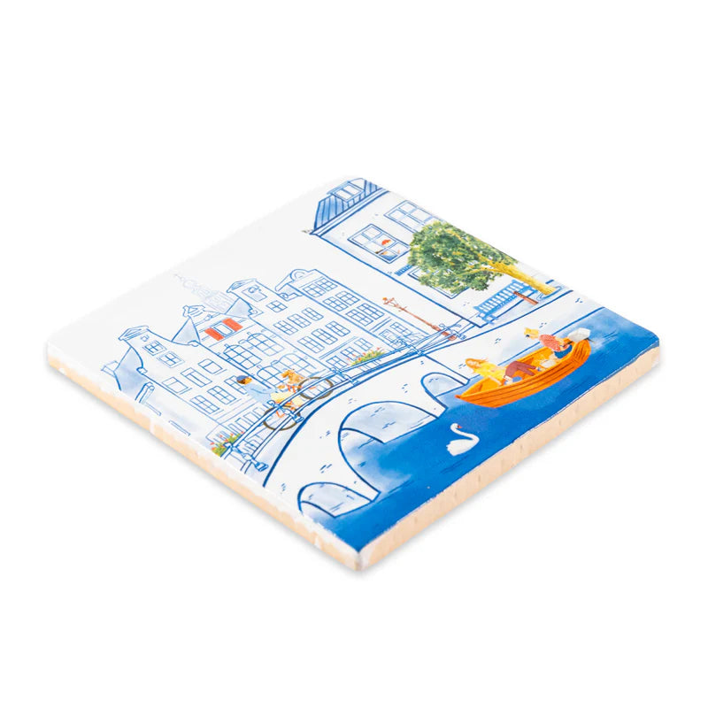 StoryTiles Life in Amsterdam tegeltje