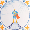 StoryTiles Superman tegeltje