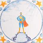 StoryTiles Superman tegeltje