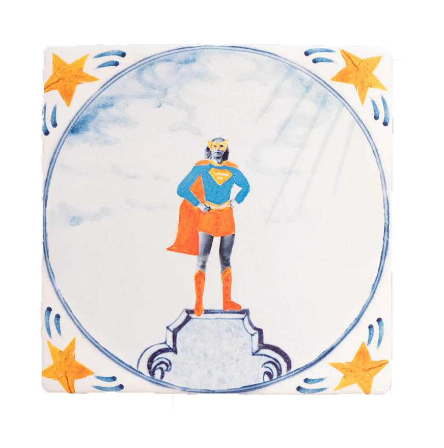 StoryTiles Superwoman tegeltje