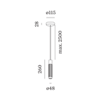Wever & Ducré TRACE 2.0 hanglamp