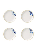 Heinen Delfts Blauw Blauw Bloesem gebaksbordjes - Kavel 84