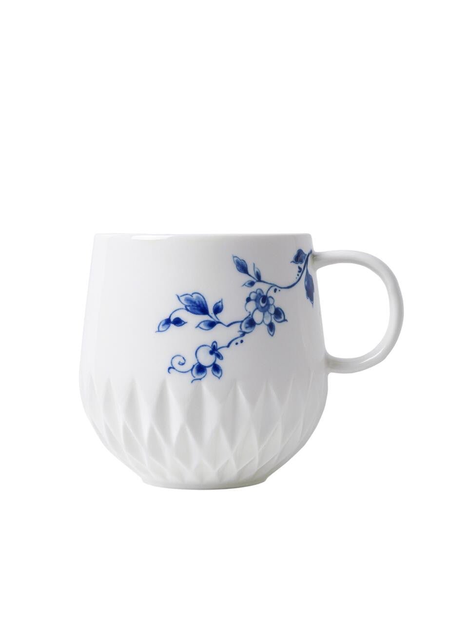 Heinen Delfts Blauw mok Blauw Vouw - Kavel 84