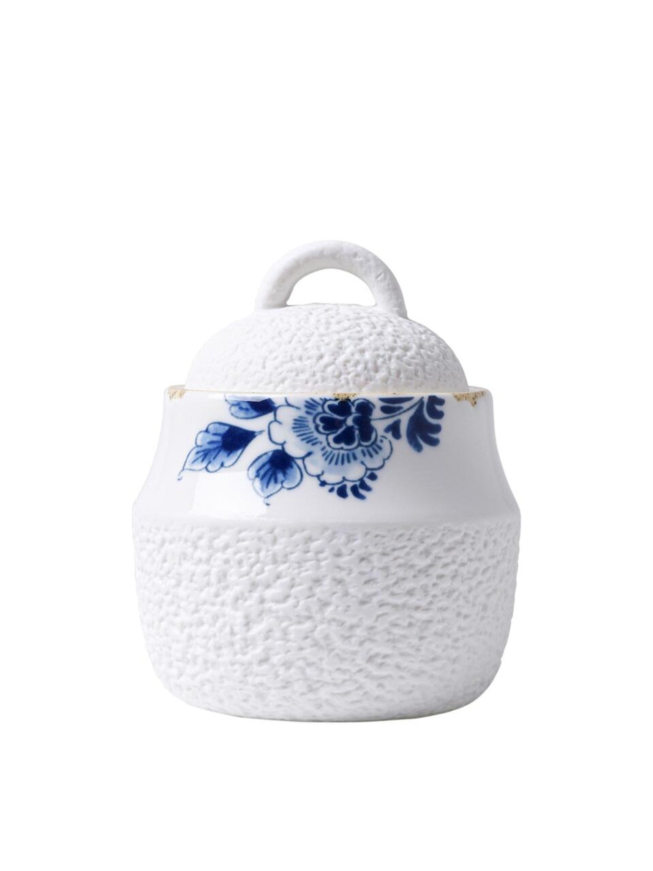 Heinen Delfts Blauw Blauw Bloesem suikerpotje - Kavel 84
