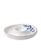 Heinen Delfts Blauw Blauw Bloesem eierdopje - Kavel 84