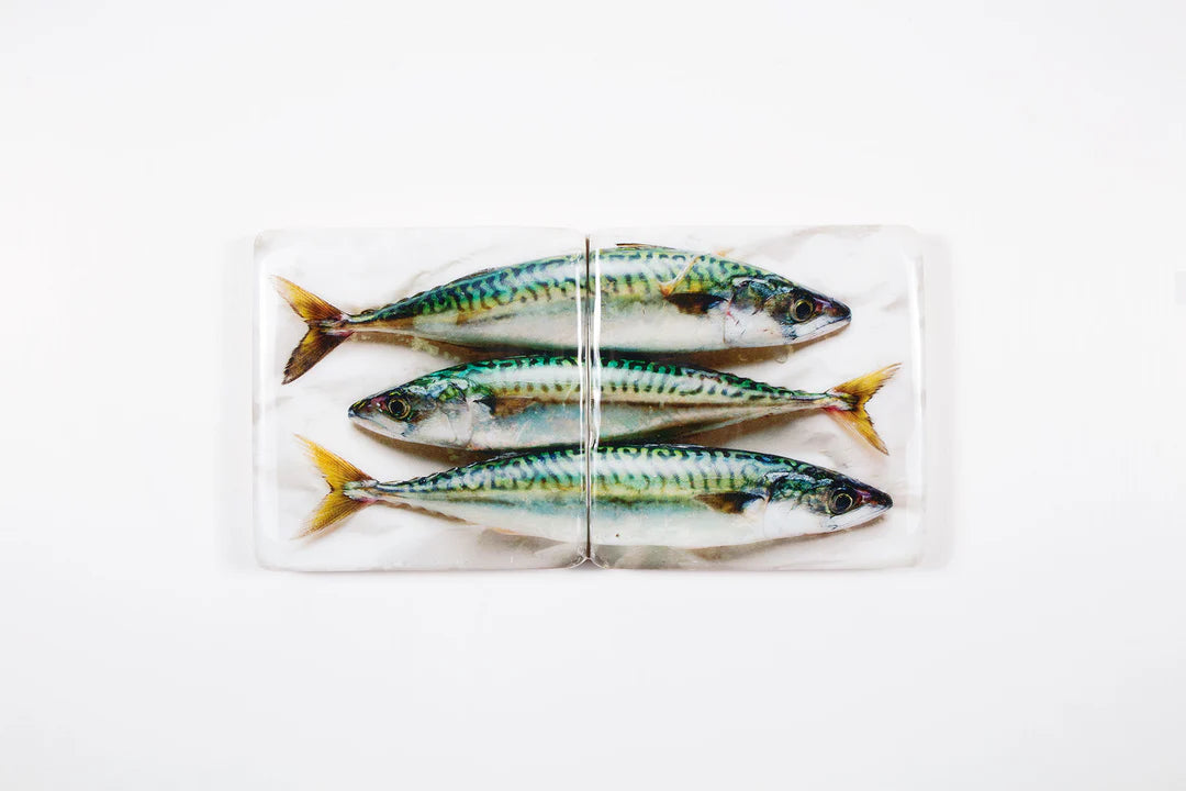 StigerWoods wooden tile Three Mackerels