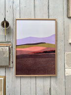 TinyStories Poster met Lijst - Coral & Chocolate