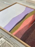 TinyStories Poster met Lijst - Coral & Chocolate