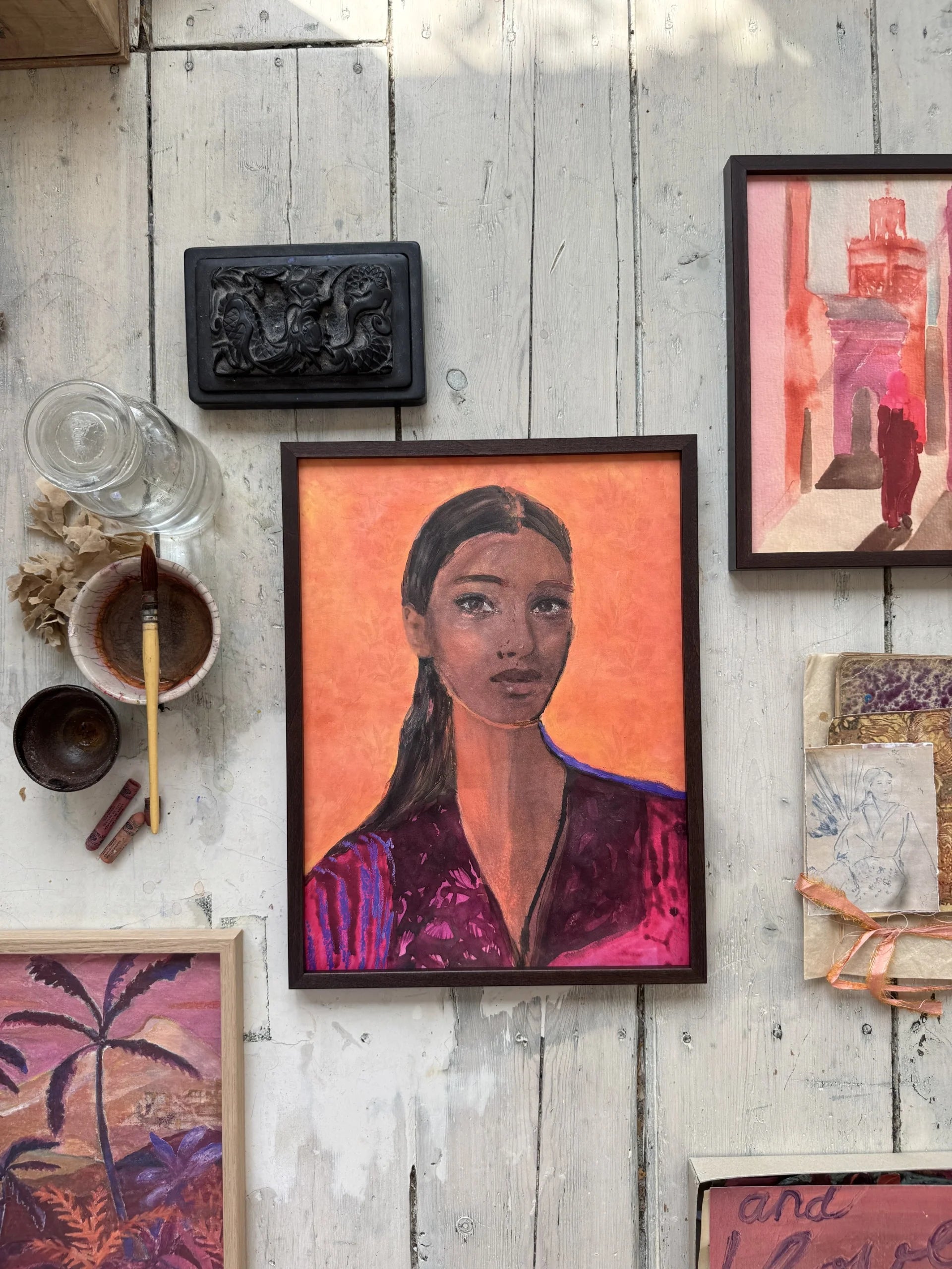 TinyStories Poster met Lijst - Rising Sun