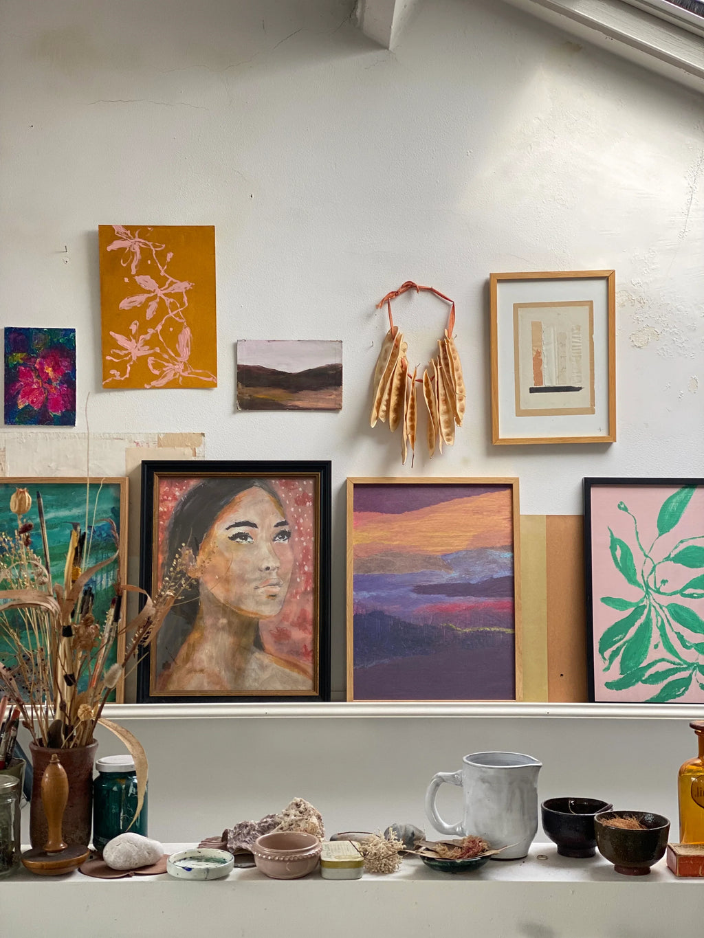 TinyStories Poster met Lijst - Sultry Skies