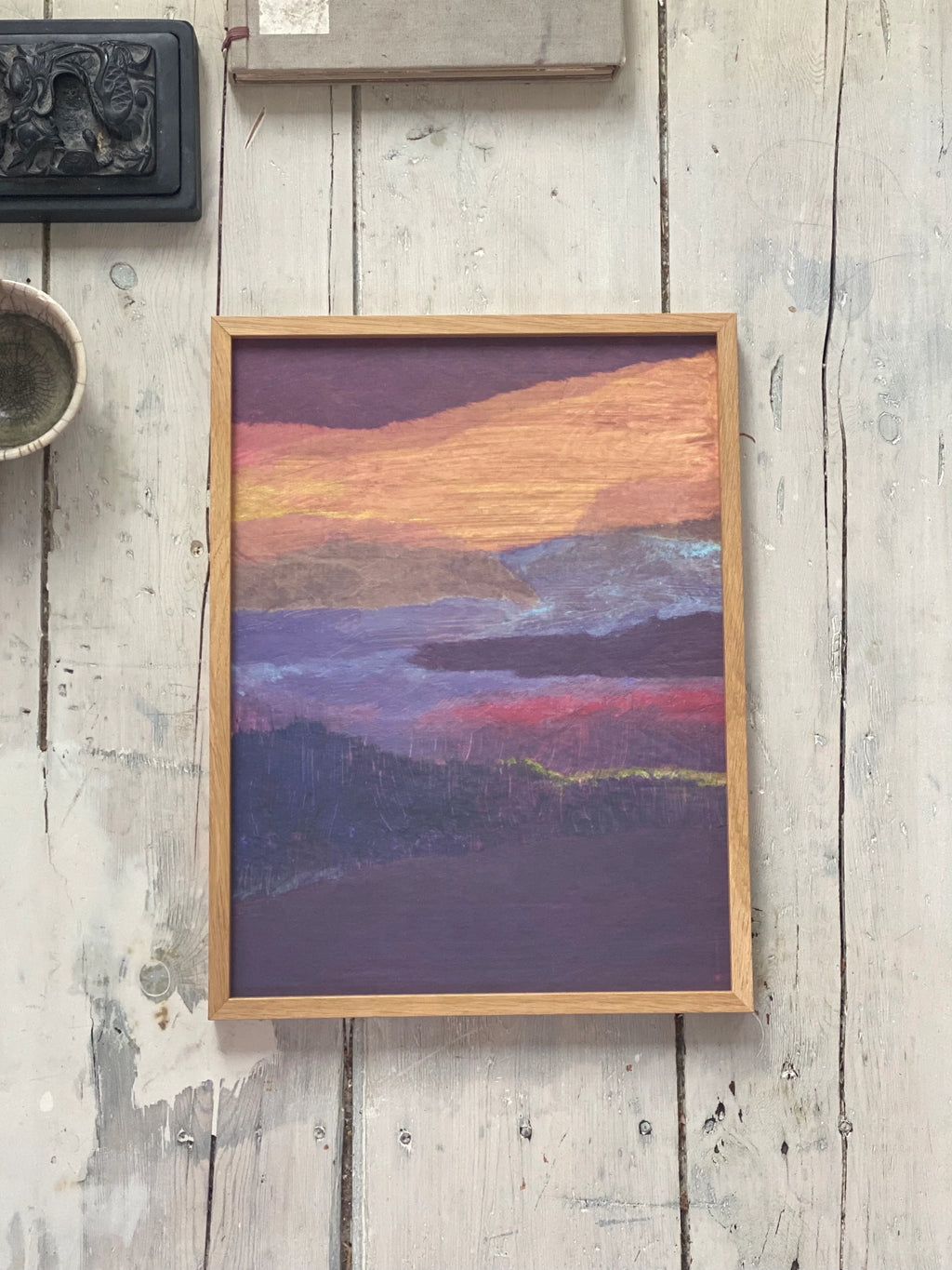 TinyStories Poster met Lijst - Sultry Skies