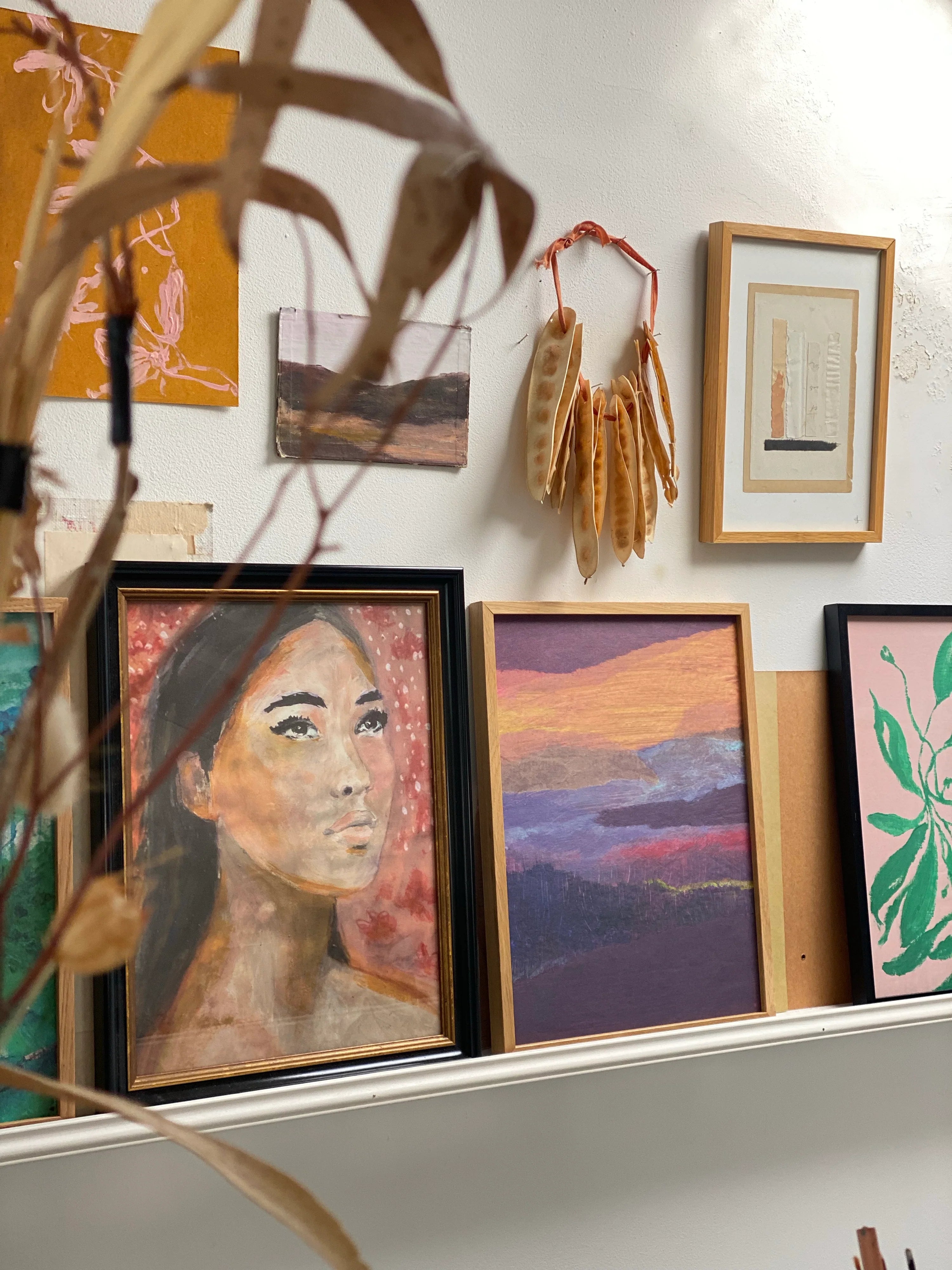 TinyStories Poster met Lijst - Sultry Skies