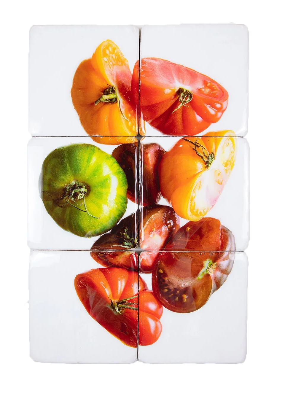 StigerWoods wooden tile Coloured Tomatoes