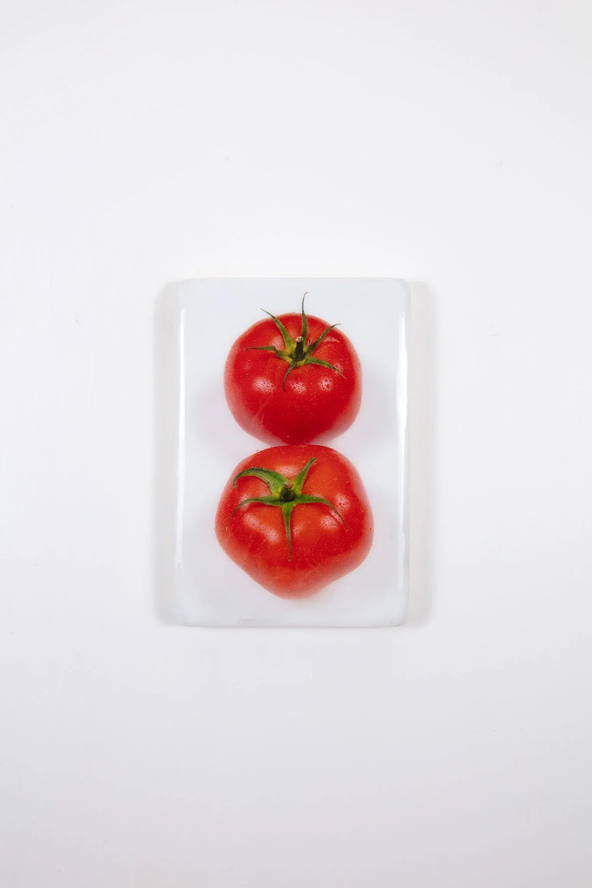 StigerWoods wooden tile Two Red Tomatoes