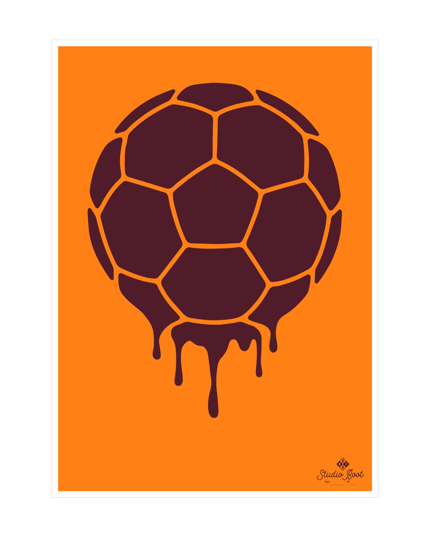 Studio Boot poster Voetbal