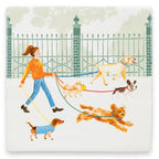 StoryTiles Who Let The Dog Out tegeltje