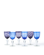 Pols Potten Wijnglazen Cobalt Blauw (set)