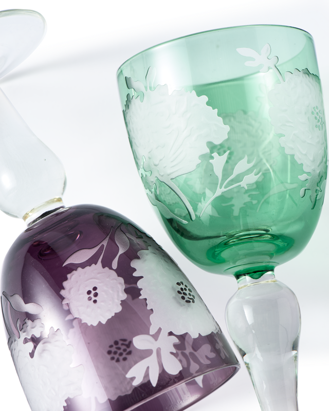 Pols Potten Wijnglazen Peony (set)