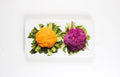 StigerWoods wooden tile Yellow and Purple Cauliflower