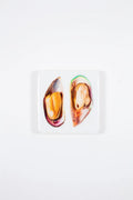 StigerWoods wooden tile Yellow and White Mussel