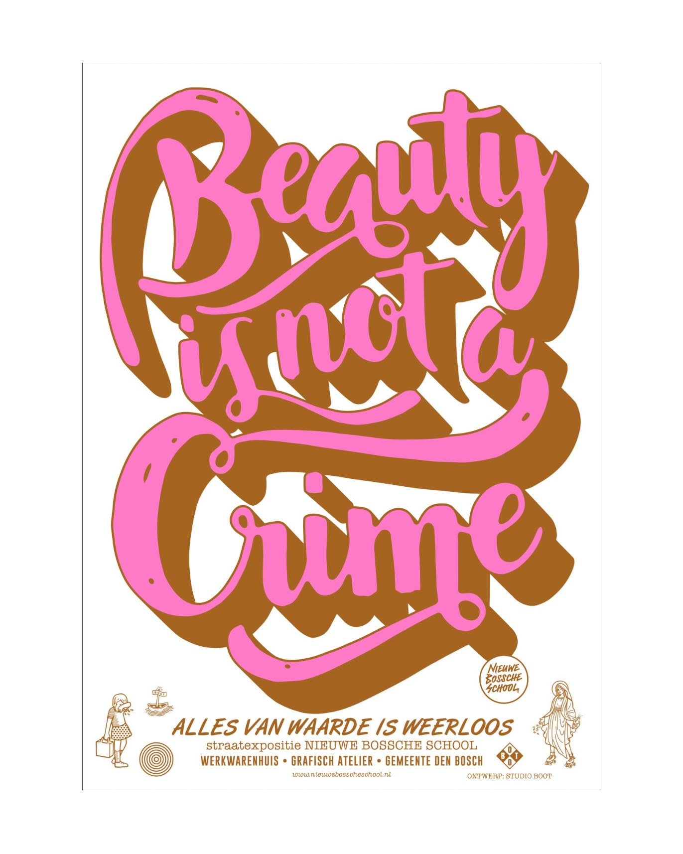 Poster Beauty is not a Crime