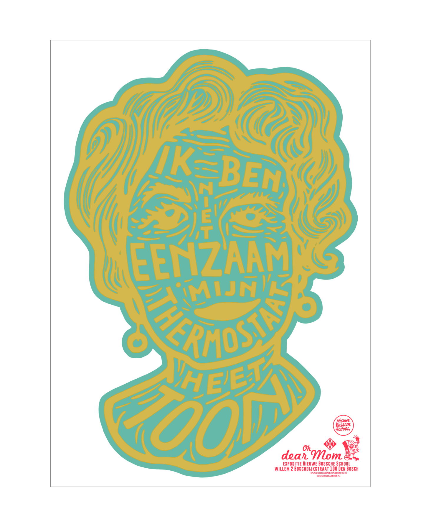 Poster Studio Boot NIET EENZAAM