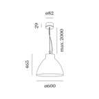 Wever & Ducré BISHOP hanglamp