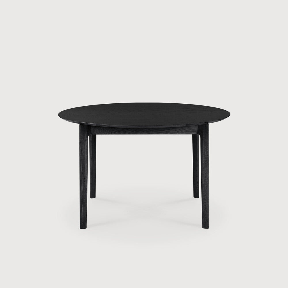 eettafel-bok-kavel84-ronde zwarte tafel