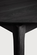 eettafel-bok-kavel84-ronde zwarte tafel
