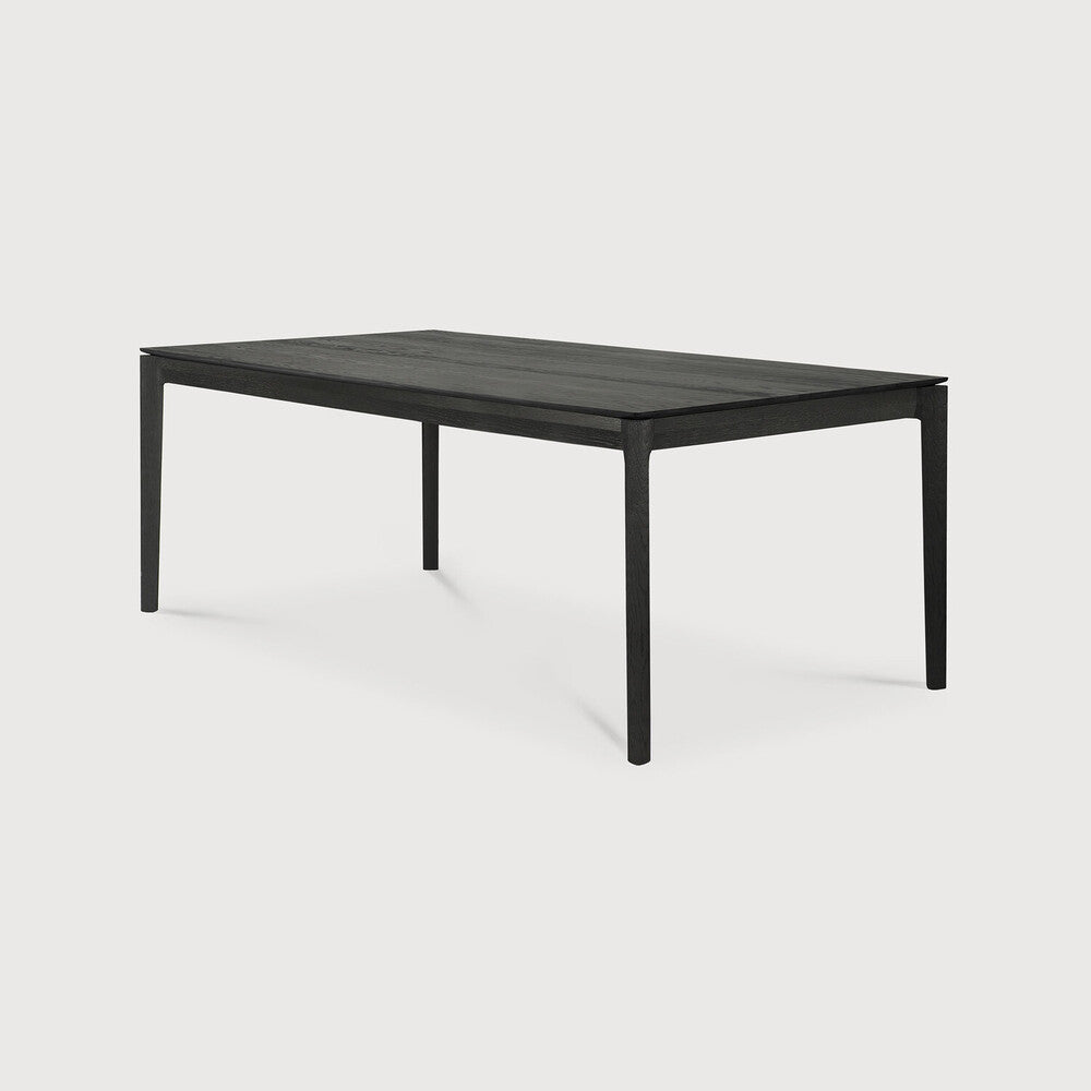 Ethnicraft uitschuifbare eettafel Bok zwart