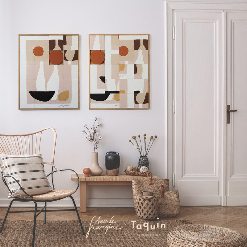 Taquin Modulair Wandbord Collage