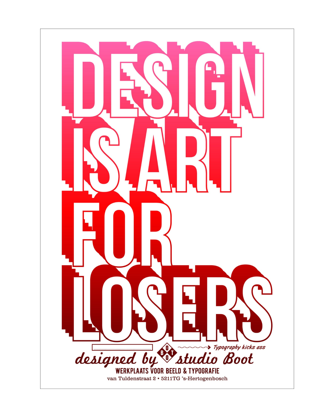 Poster Design is Art voor Losers