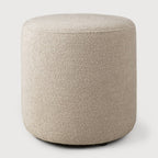 ethnicraft barrow poef 40 cm off white
