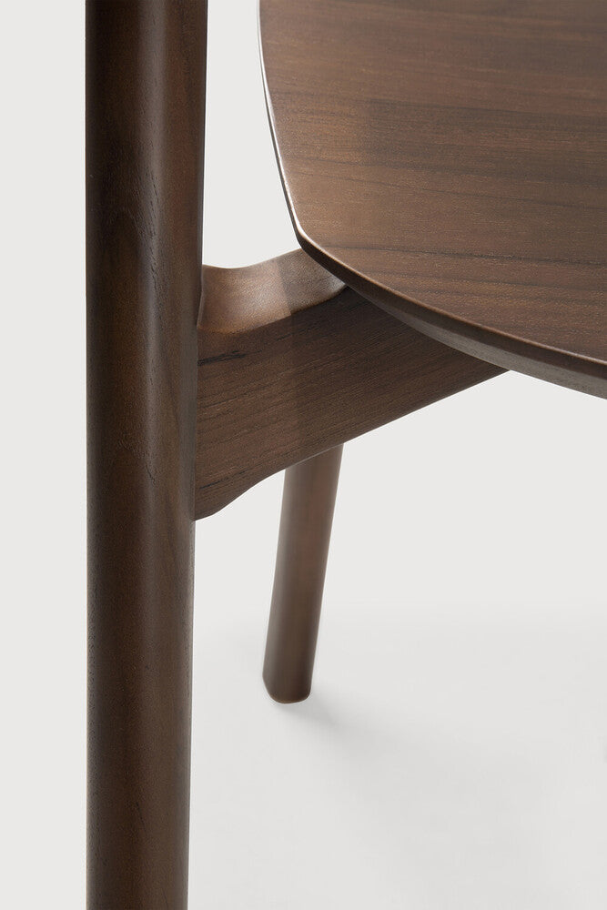 ethnicraft bok stoel bruin teak